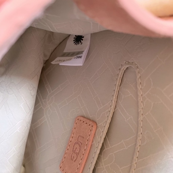 UGG Heritage Crossbody Suede Bag In LA Sunset - Picture 10 of 10